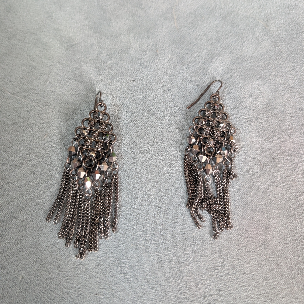 Elegant Silver Dangle Earrings